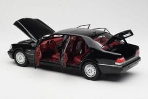 Mercedes S600 W140 Черен Norev 1:18 183722 Метал — снимка 5 от 8