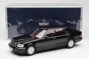 Mercedes S600 W140 Черен Norev 1:18 183722 Метал — снимка 8 от 8