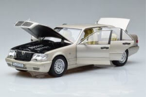 Mercedes S600 W140 Сребрист Norev 1:18 183723 Метал — снимка 2 от 7