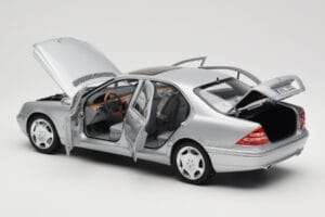 Mercedes S600 W220 Сребрист Металик Norev 1:18 183810 Метал — снимка 5 от 8