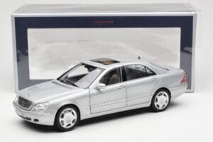 Mercedes S600 W220 Сребрист Металик Norev 1:18 183810 Метал — снимка 8 от 8