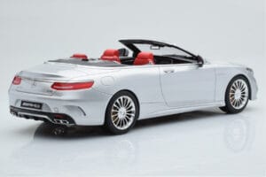 Mercedes AMG S65 A217 Кабриолет Сребърен GT Spirit 1:18 GT764 Смола — снимка 2 от 6