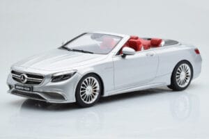 Mercedes AMG S65 A217 Кабриолет Сребърен GT Spirit 1:18