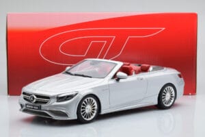 Mercedes AMG S65 A217 Кабриолет Сребърен GT Spirit 1:18 GT764 Смола — снимка 6 от 6