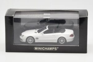Mercedes SL 55 AMG R230 Бял Minichamps 1:43 400036170 Метал — снимка 4 от 4