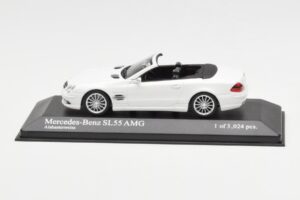 Mercedes SL 55 AMG R230 Бял Minichamps 1:43