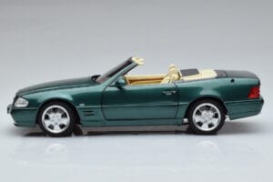 Mercedes SL500 R129 Зелен Металик Norev 1:18 183753 Метал — снимка 5 от 8