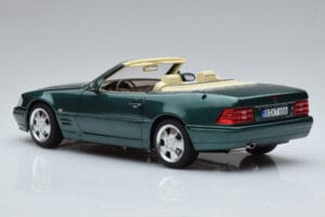Mercedes SL500 R129 Зелен Металик Norev 1:18 183753 Метал — снимка 7 от 8