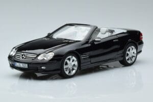 Mercedes SL500 R230 Черен Norev 1:18 183840 Метал
