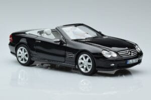 Mercedes SL500 R230 Черен Norev 1:18 183840 Метал — снимка 5 от 8