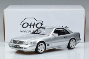 Mercedes SL 73 AMG R129 Brilliant Сребрист Otto 1:18 OT240 Смола — снимка 6 от 6