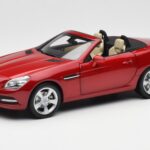 Mercedes SLK R172 Designo Zircon Червен Minichamps 1:18
