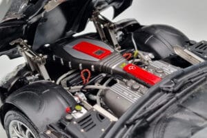 Mercedes SLR McLaren Черен CMC 1:18 M-045F Метал — снимка 9 от 10