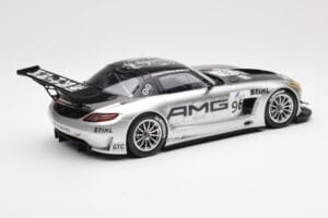 Mercedes SLS AMG GT3 #96 M. Hakkinen AMG Customer Sports 6 Hours of Zhuhai ILMC 2011 Minichamps 1:18 B66960197 Метал — снимка 2 от 6