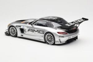 Mercedes SLS AMG GT3 #96 M. Hakkinen AMG Customer Sports 6 Hours of Zhuhai ILMC 2011 Minichamps 1:18 B66960197 Метал — снимка 5 от 6