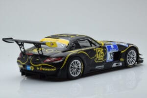 Mercedes SLS AMG GT3 Rowe Racing #125 Zehe / Bullitt / Renger / Hartung ADAC 24 Hours of Nurburgring 2013 Minichamps 1:18 151 — снимка 2 от 6