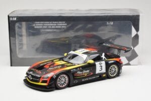 Mercedes SLS AMG GT3 #3 Team Abu Dhabi By Black Falcon K. Al Qubaisi / M. Bleekemolen / B. Schneider Winners Gulf 12 Hours Ab — снимка 6 от 6