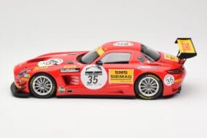Mercedes SLS AMG GT3 #35 Team Black Falcon T. Heyer / Jafer / Lemeret 24 Hours of Spa 2011 Minichamps 1:18 151113135 Метал — снимка 3 от 6