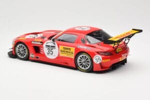 Mercedes SLS AMG GT3 #35 Team Black Falcon T. Heyer / Jafer / Lemeret 24 Hours of Spa 2011 Minichamps 1:18 151113135 Метал — снимка 5 от 6