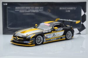 Mercedes SLS AMG GT3 Team Erebus Motorsport #36 B. Schneider / A. Jager / C. Roloff Winners Bathurst 12 Hours 2013 Minichamps — снимка 6 от 6