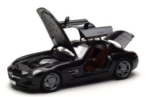 Mercedes SLS AMG Obsidian Черен Металик Minichamps 1:18 B66960042 Метал — снимка 2 от 7