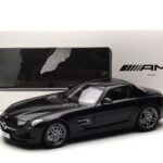 Mercedes SLS AMG Obsidian Черен Металик Minichamps 1:18 - image 7 of 7