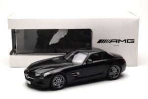 Mercedes SLS AMG Obsidian Черен Металик Minichamps 1:18 B66960042 Метал — снимка 7 от 7