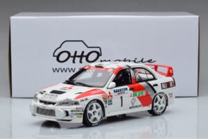 Mitsubishi Lancer Evo 4 T. Makinen / S. Harjanne Rally Catalunya 1997 Otto 1:18 OT409 Смола — снимка 6 от 6