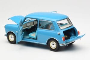 Morris Mini Minor Син Kyosho 1:18 08964BL Метал — снимка 5 от 8