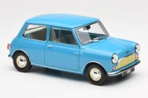 Morris Mini Minor Син Kyosho 1:18 08964BL Метал — снимка 6 от 8