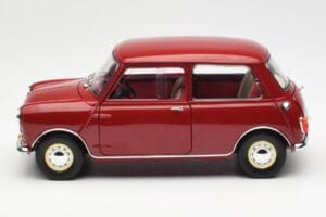 Morris Mini Minor Червен Kyosho 1:18 08964R Метал — снимка 4 от 8