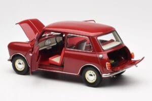 Morris Mini Minor Червен Kyosho 1:18 08964R Метал — снимка 5 от 8