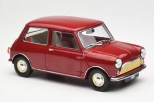 Morris Mini Minor Червен Kyosho 1:18 08964R Метал — снимка 6 от 8