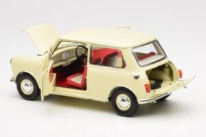 Morris Mini Minor Бял Kyosho 1:18 08964W Метал — снимка 5 от 8