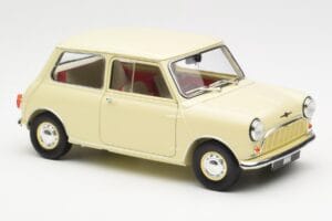 Morris Mini Minor Бял Kyosho 1:18 08964W Метал — снимка 6 от 8
