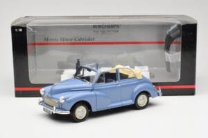 Morris Minor Кабриолет Син Minichamps 1:18 150137030 Метал — снимка 8 от 8