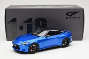 Nissan Fairlady Z Z35 Bayside Син GT Spirit 1:18 GT387 Смола — снимка 6 от 6