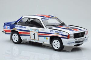 Opel Ascona 400 Rothmans #1 W. Rohrl / C. Geistdorfer Rally Acropolis 1982 IXO 1:18 18RMC097A Метал — снимка 4 от 6