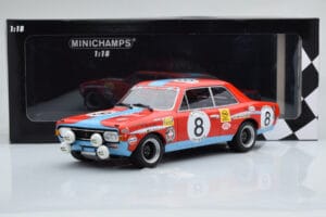 Opel Commodore A Steinmetz #8 Tuerlinx / T. Pilette 24 Hours of Spa 1972 Minichamps 1:18 155724608 Метал — снимка 6 от 6