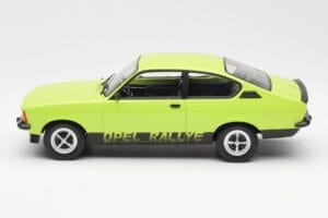 Opel Kadett E Rally 2.0 Зелен Черен Norev 1:18 183653 Метал — снимка 3 от 6