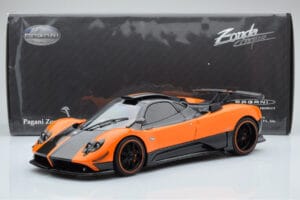 Pagani Zonda Cinque Оранжев St Tropez Almost Real 1:18 850603001 Метал — снимка 2 от 8
