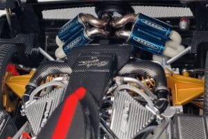 Pagani Zonda Cinque Бял Benny Almost Real 1:18 850601001 Метал — снимка 9 от 12