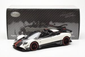 Pagani Zonda Cinque Roadster Бял Benny Almost Real 1:18 850611001 Метал — снимка 8 от 8