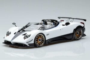 Pagani Zonda HP Barchetta Carbon Fiber Бял LCD 1:18 LCD18009 WH Метал