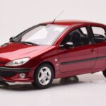 Peugeot 206 S16 Червен Otto 1:18