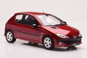 Peugeot 206 S16 Червен Otto 1:18 OT1039 Смола — снимка 4 от 6