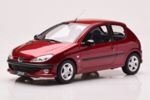 Peugeot 206 S16 Червен Otto 1:18