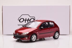 Peugeot 206 S16 Червен Otto 1:18 OT1039 Смола — снимка 6 от 6