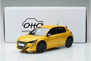 Peugeot 208 GT Line Жълт Otto 1:18 OT930 Смола — снимка 6 от 6