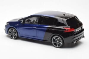 Peugeot 308 GTI Magnetic Син Черен Otto 1:18 OT922 Смола — снимка 5 от 6